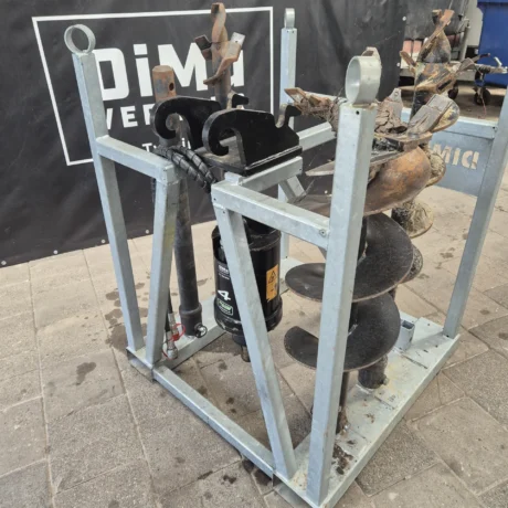 Grondboor unit voor minikraan cw05