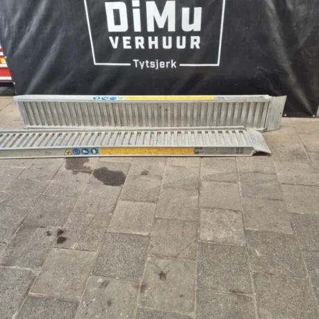 Oprijplaten voor aanhanger.