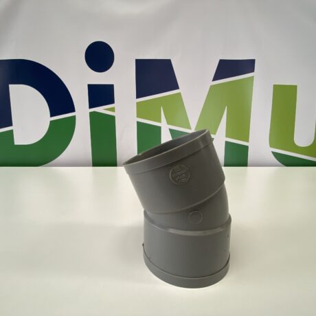 Hulpstukken pvc  lijmverbinding mof/spie en mof/mof  22g bocht