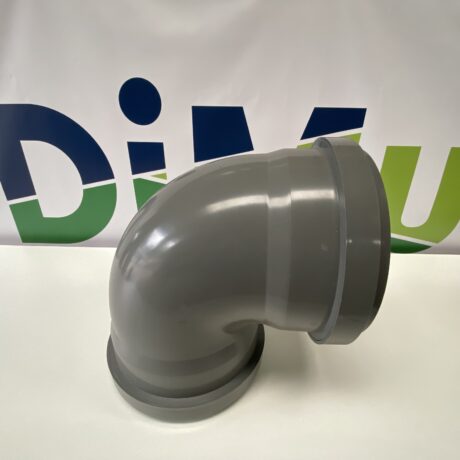 Hulpstukken PVC rubbermanchet 90g bocht